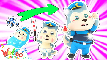 Em bé khỏe Em bé ngoan - Wolfoo Lớn Lên muốn làm Cảnh sát | Wolfoo - Nhạc thiếu nhi