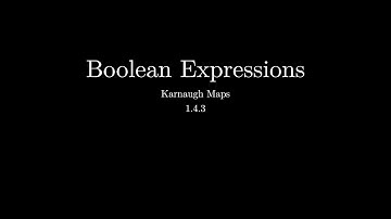 OCR A Level Computer Science - Karnaugh Maps
