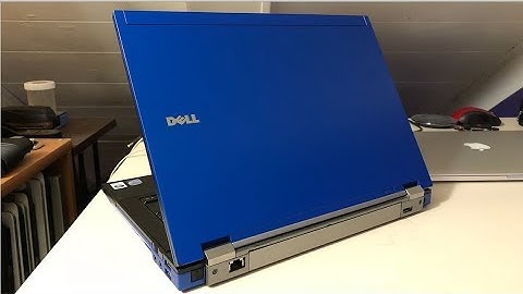 Another Dell Latitude E6400 - But Blue!