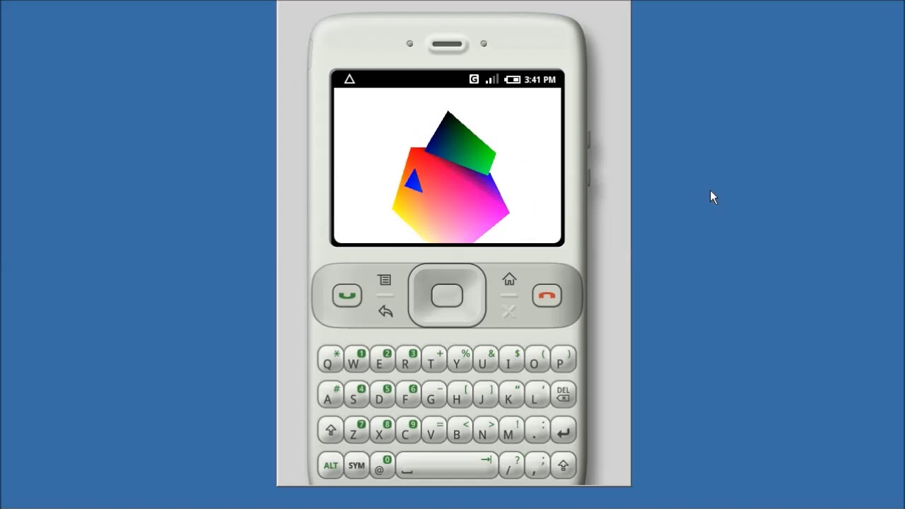 Обзор Android 0.3 (M3) - как выглядел Android в 2007 году - YouTube