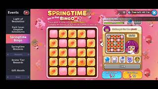 Springtime Bingo Challenge: Find Hidden Ghost - Cookie Run: Kingdom