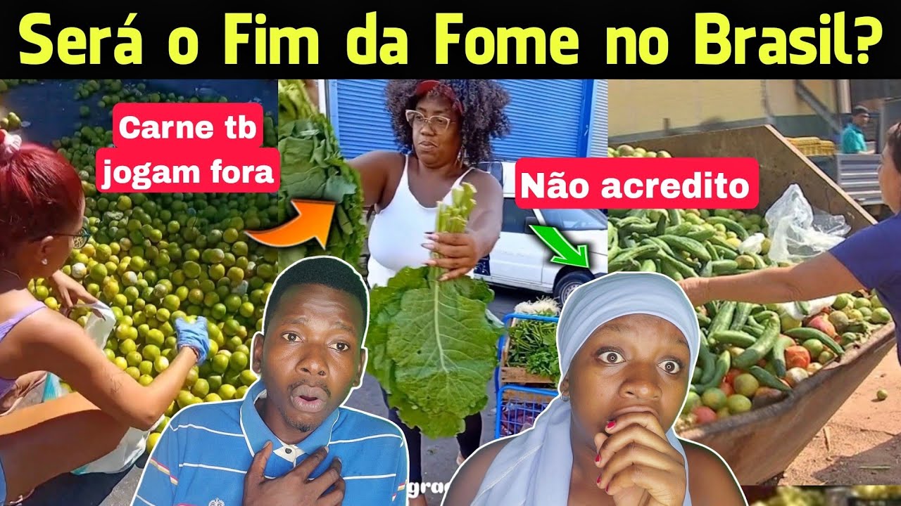 Ficamos Chocados! Brasileiros tão jogando Alimentos bons no Lixo! Como assim?