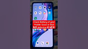 Check Battery of Your Redmi/ Mi/ Xiaomi Phone is Good or Bad with this secret code #shorts #battery