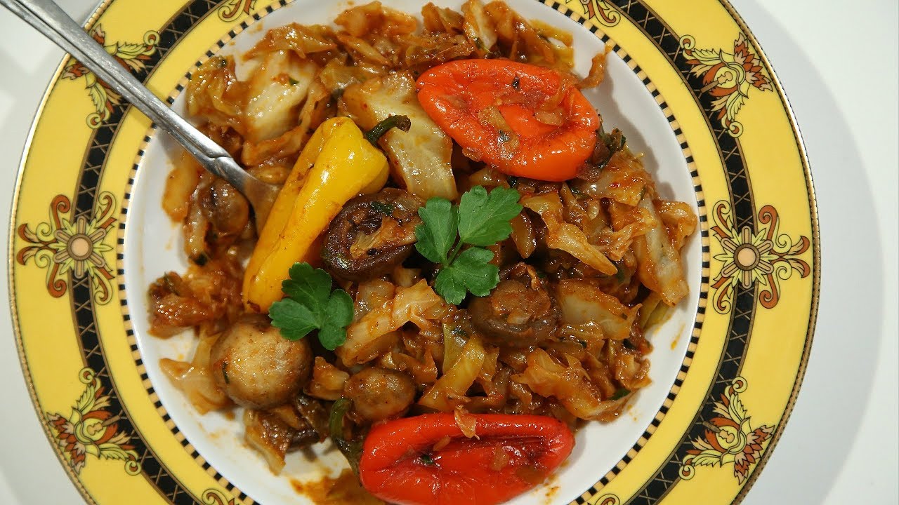 Տապակած Կաղամբով Ուտեստ - Sauteed Veggies - Heghineh Cooking Show in Armenian