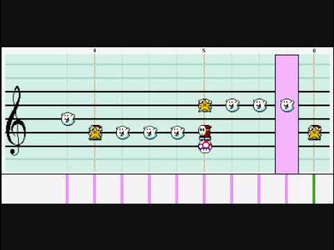 Super Mario Bros 3 - Ice Land - Mario Paint Composer