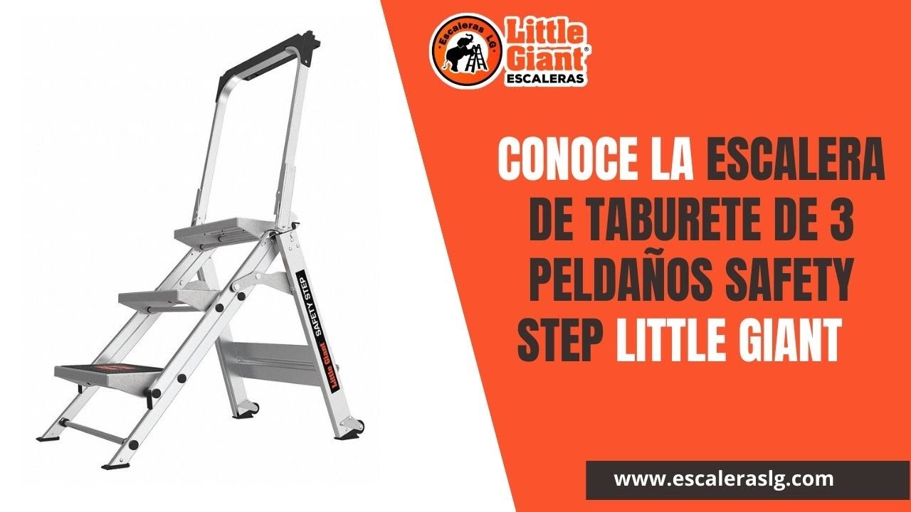 Escalera de Taburete de 3 peldaños Tipo IA Safety Step 10310A – EscalerasLG