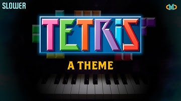 Tetris - A Theme [Piano Tutorial] (Synthesia) (SLOW)