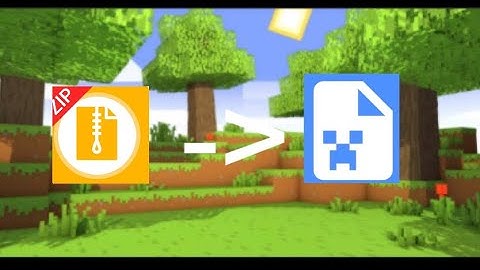 How To Turn .zip Packs To .mcpack For Mcpe IOS 1.20.01!