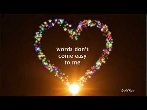 WORDS DON'T COME EASY - ( F. R. DAVID / Lyrics ) - YouTube