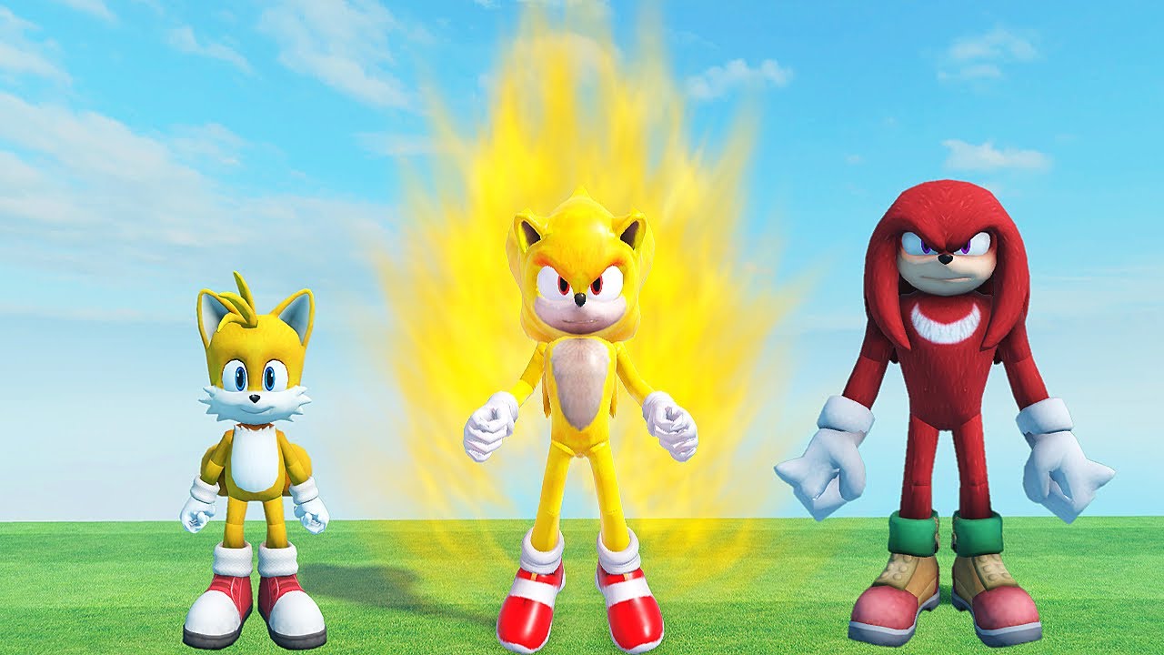 SONIC SE TRANSFORMA EM SUPER SONIC no ROBLOX !! (Super Sonic