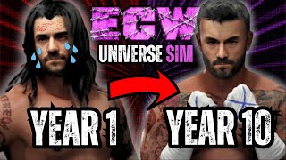 ECW Universe in WWE2K24 but it's 10 years in the future...