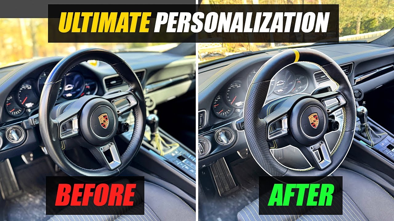 The BEST way to replace and upgrade your Porsche Steering Wheel