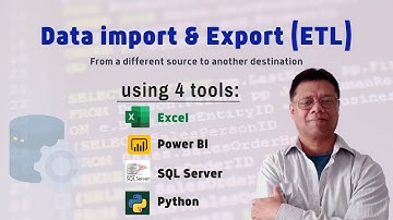 How to import & export Data from different sources to other tools- For beginners.