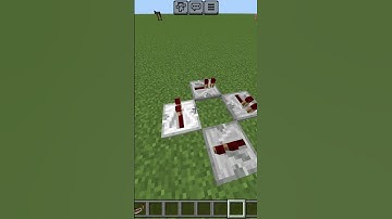 How To Make a Redstone Clock #minecraft #redstone #firstvideo
