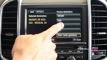 How To Save an Address into Navigation | Porsche PCM Navigation | 2014 Porsche Models