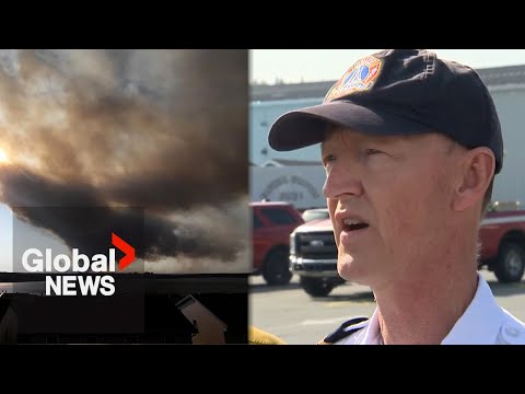 Nova scotia wildfire: "this fire is not under control," official says