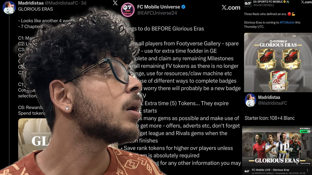 CARRAGHER 🔥 GERRARD ☠️ TORRES 😱 EA LIVE TONIGHT 👀 GLORIOUS ERA PREDICTIONS & LEAKS || FC MOBILE