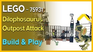 Build & Play Lego 75931 - Dilophosaurus Outpost Attack Build & Play 레고 신제품 딜로포사우루스 기지 공격