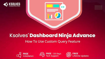 Dashboard Ninja Advance by Ksolves - Part 3: How to use Custom Query Feature