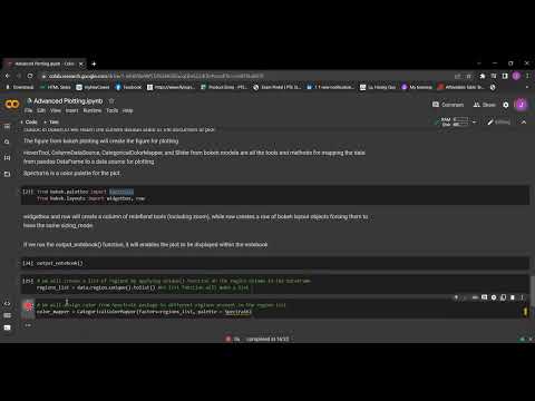 Advanced visualization with