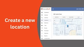 How to create a new location in VendSoft