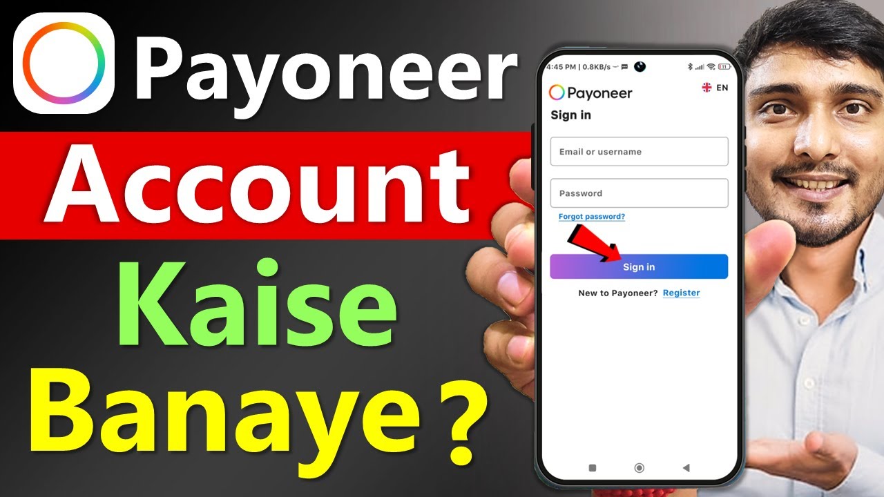 payoneer account kaise banaye | payoneer account create | payoneer signup/register kaise kare