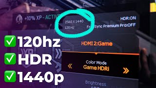 Fix 120hz on Xbox Series S/X or PS5!