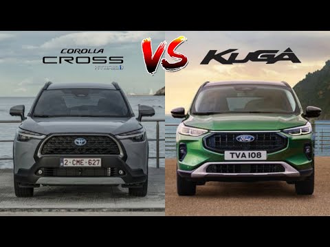 2024 Ford Kuga ST-Line vs 2024 Toyota Corolla Cross GR Comparison | SUV Battles! | MotorNation