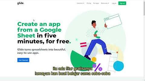 bikin web app tanpa coding pakai Glide App