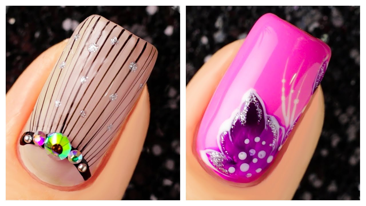 New Nail Art Design ❤️💅 2019 Compilation | Ten Simple Nails Art Ideas Compilation For Beginners #9