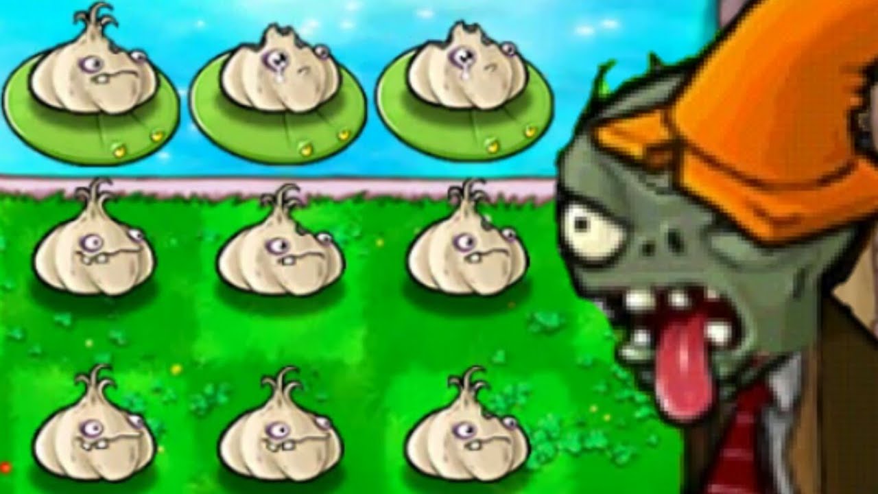 Garlic plant vs zombie