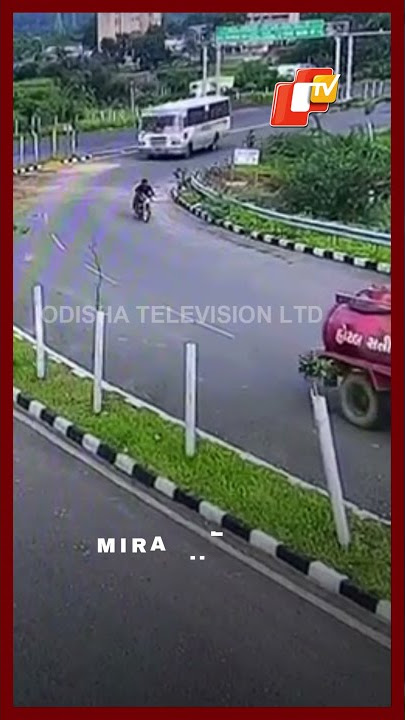 Miraculous! Motorcyclist Comes Under Moving Bus, Survives | OTV News