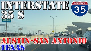 I35 South  Austin to San Antonio  Texas  4K Highway Drive