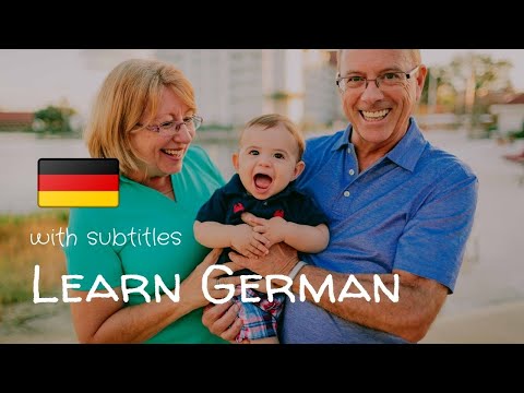 Rund ums Baby ⭐⭐⭐⭐⭐ Lerne 8 deutsche Vokabeln  | Deutsch für Anfänger mit Untertitel