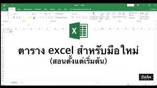 Excel พื้นฐาน: สอนทำตารางใน excel สำหรับมือใหม่สุดๆ ไม่รู้อะไรเลยก็ทำได้