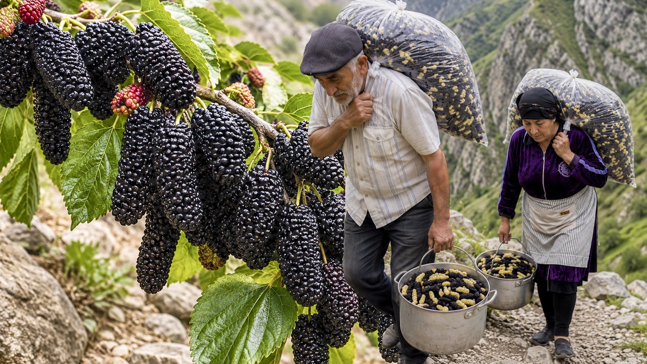 Thumbnail for They Climbed Dangerous Mountains to Collect Rare Black Mulberries