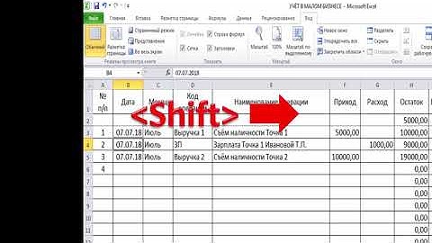 Excel. УЧЁТ ДВИЖЕНИЯ ДЕНЕЖНЫХ СРЕДСТВ