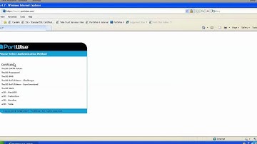 PortWise with SITHS PKI Login