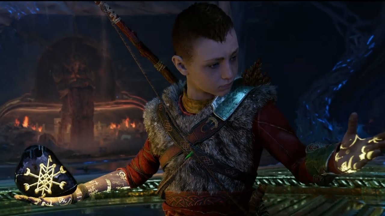 GOD OF WAR EP 11 | ATREUS INTERAGIT AVEC LA RUNE NOIRE - YouTube