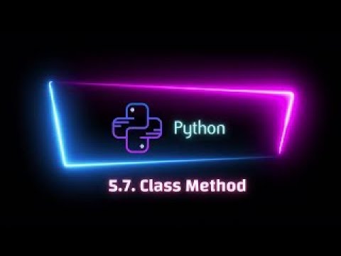 5.7  Class method
