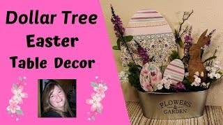 Easter Table Decor ~ Dollar Tree DIY