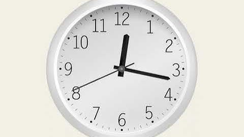 Tick Clock Sound - 7 Hours with Relaxing Animation | Sleep and Study Background | ASMR