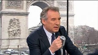 Bayrou: "Hollande ne doit pas retirer le projet de loi sur le mariage pour tous" - 26/03