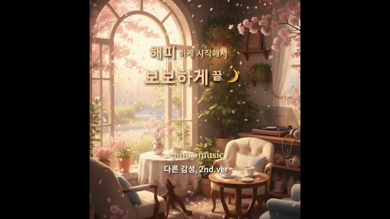 벚꽃 아래 커피 한 잔, 설레는 봄 카페 음악 플레이리스트 🌸 | 40분 연속 재생 (광고 최소화): #봄노래 #카페음악 #플레이리스트#Lofi#벚꽃음악 #지니 #공부할때듣는음악