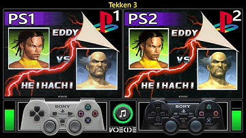 Tekken 3 (PlayStation vs PlayStation 2) Real Hardware Comparison
