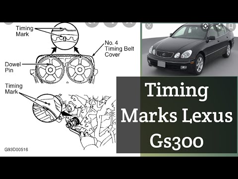 Lexus GS300 2002 #Timing mark identified.