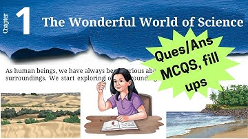 MCQ | The Wonderful World of Science / Class 6 Science Chapter 1 #curiosityclass6 #class6science