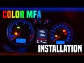 Color MFA Overview Install for MK4 Golf Jetta Passat Audi A3 A4 A6 TT