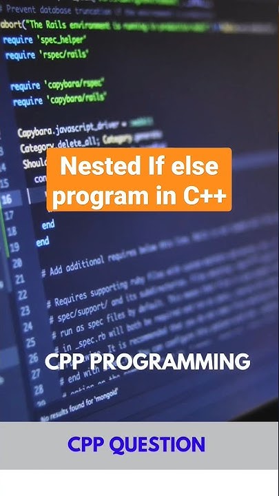 Nested if else statement program | C programming #shorts #viral # ...
