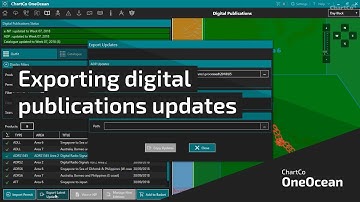 ChartCo OneOcean - Exporting digital publications updates
